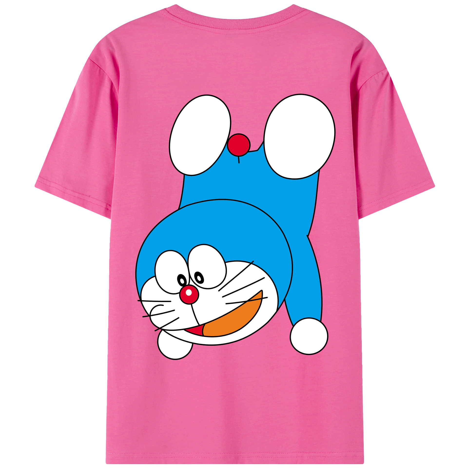（画像用） ドラえもん Doraemon レディース半袖Tシャツ(バックプリント)